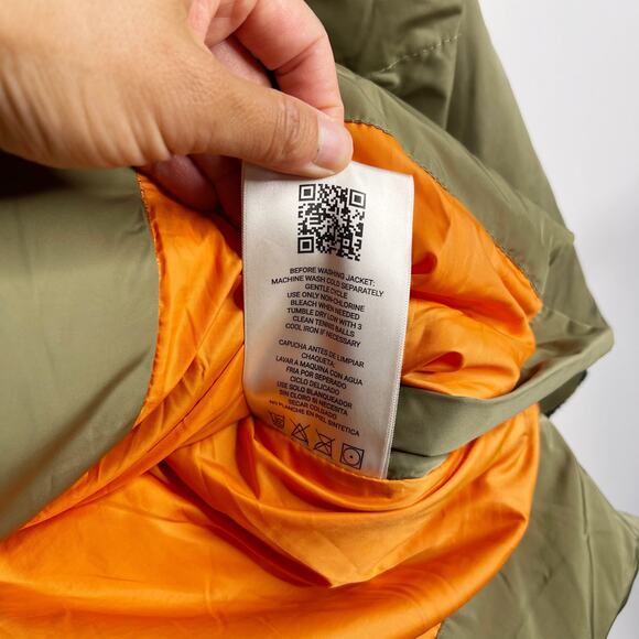 Orolay Womens Medium M Green Thickened Down Jacket Water Resistant Warm Pockets - Picture 12 of 16